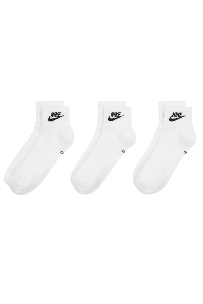 Meias-Pelo-Tornozelo-Nike-Everyday-Essential--3-Pares--Dx5074-101-Branco