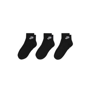 Meias Pelo Tornozelo Nike Everyday Essential (3 Pares) Dx5074-010 Preto