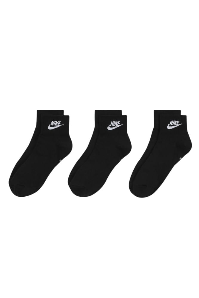 Meias-Pelo-Tornozelo-Nike-Everyday-Essential--3-Pares--Dx5074-010-Preto-