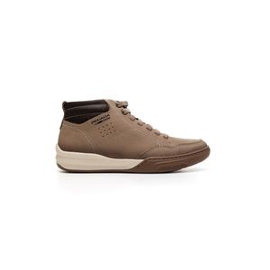 Tênis Casual Pegada Masculino Em Couro 111003-05 Bege