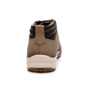 Tênis Casual Pegada Masculino Em Couro 111003-05 Bege