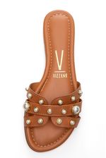 Chinelo Vizzano Slide Feminino Rasteiro 6371.381 Caramelo