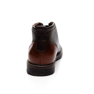Bota Pegada Casual Em Couro Masculina 126201-02 Marrom