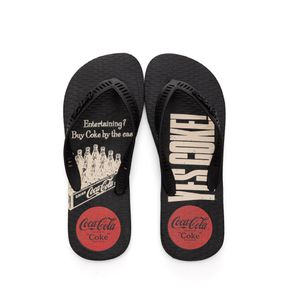 Chinelo Coca Cola Yes Coke Masculino Cc4406 Preto