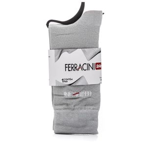 Meia Ferracini Social Masculina Cano Longo FERR58 Cinza