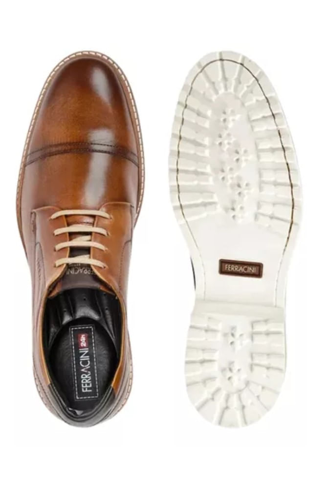 Sapato-Ferracini-Social-Masculino-3406l-Marrom