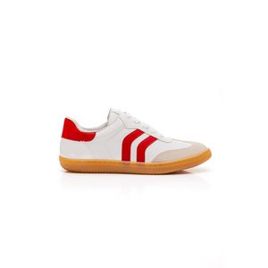 Tênis Via Marte Casual Feminino Cadarço 129-003-02 Vermelho