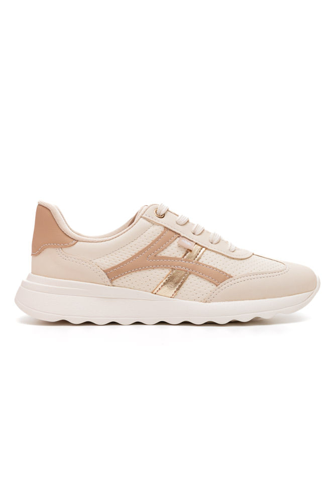 Tênis Dakota Impulse+ Feminino Jogging Da741-01 Off-White