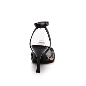 Sandália Dakota De Salto Alto Feminina Brilhos Y8255-05 Preto