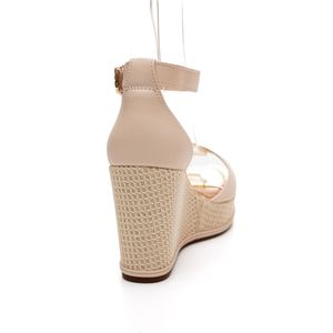 Sandália Dakota Espadrille Feminina Anabela Y8263-01 Off-White