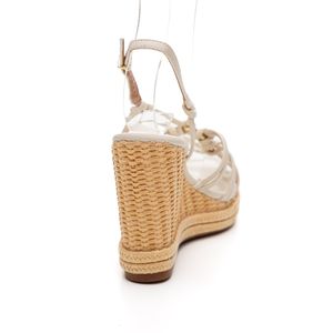Sandália Vizzano Espadrille Feminina Anabela 6283.506 Off-White