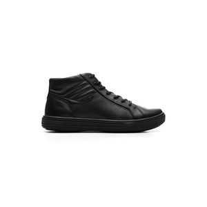 Sapatênis Pegada Casual Masculino Couro 111503-07 Preto