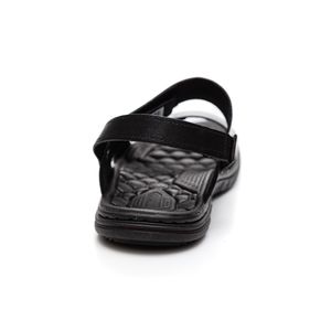 Sandalia Pegada Masculina Em Couro Amortech 133303-03 Preto