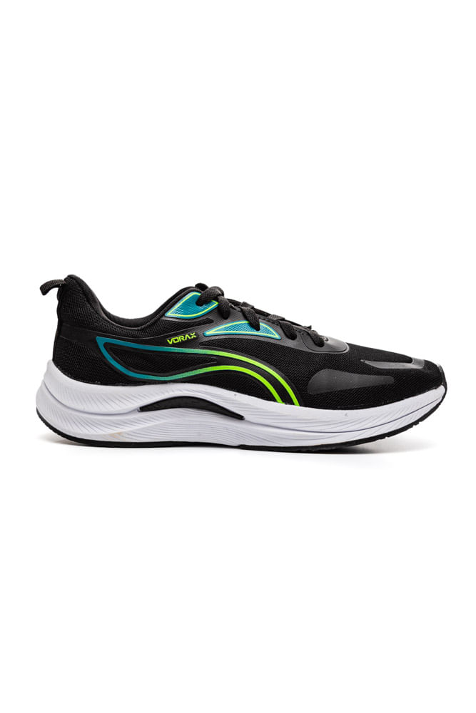Tênis Vorax Caminhada Masculino Em Nylon Sintético 130bf110 Preto