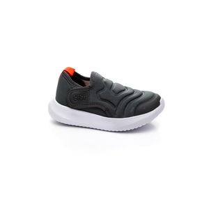 Tênis Bibi Infantil Menino Fechamento Com Velcro 1232101 Chumbo