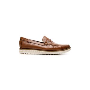 Sapato Calprado Mocassim Masculino Em Couro 515 Caramelo