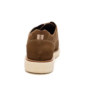 Sapato Calprado De Camurça Masculino 3208c Bege