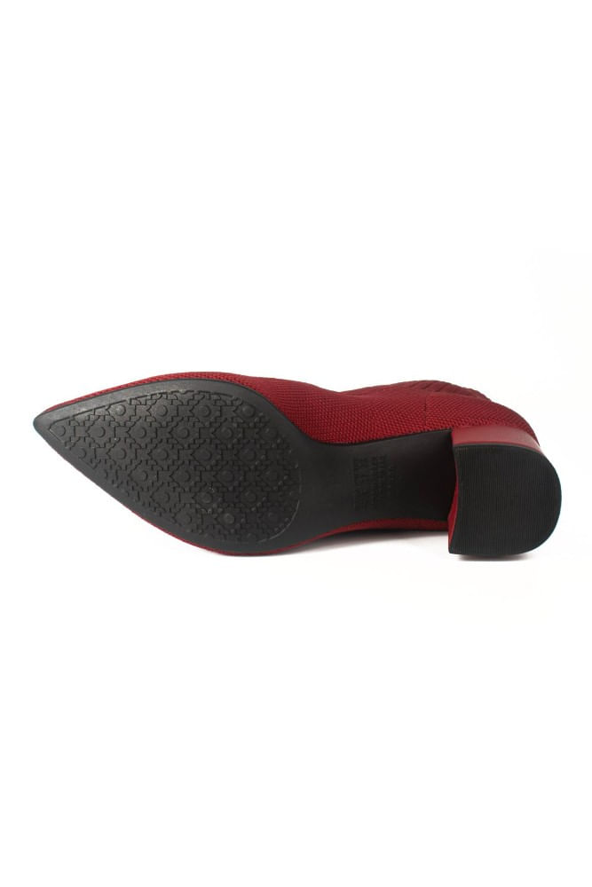 Bota-Dakota-Cano-Medio-Knit-Vermelho