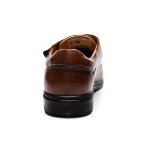 Sapato Social Calprado  Masculino Em Couro 3191 Castanho