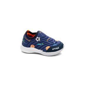 Tênis Ortopé Slip On Infantil Menino Happy Esportes 22800102-0018 Marinho