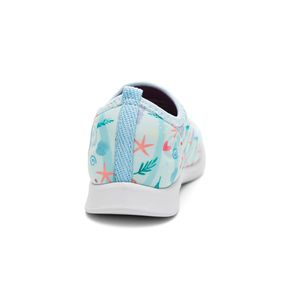 Tênis Ortopé Slip On Infantil Menina Happy Fundo Do Mar 22800102-0014 Azul Claro