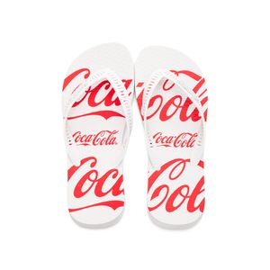 Chinelo Coca Cola Shoes Masculino Cc4507 Branco
