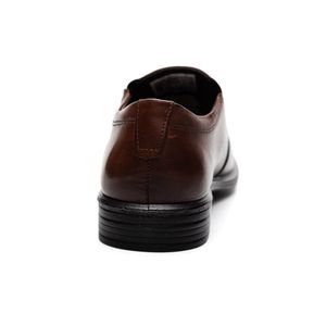 Sapato Social Pegada Em Couro Masculino 124778-02 Marrom