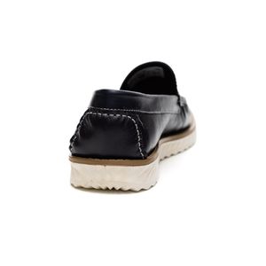 Sapato Calprado Mocassim Masculino Em Couro 515 Marinho