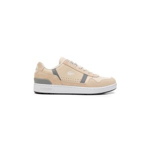 Tênis Lacoste T-Clip De Couro Masculino  47sma0067br2b Bege