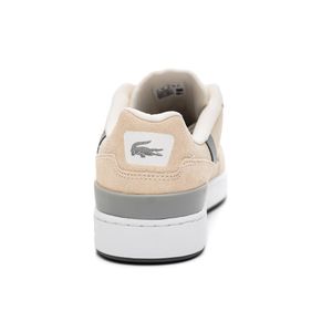 Tênis Lacoste T-Clip De Couro Masculino  47sma0067br2b Bege