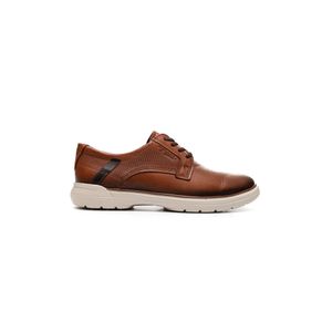 Sapato Casual Pegada Masculino Mezzo Em Couro 126603-01 Marrom