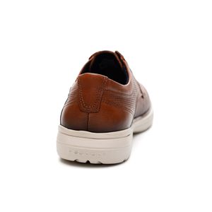 Sapato Casual Pegada Masculino Mezzo Em Couro 126603-01 Marrom