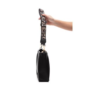 Bolsa  Via Marte Shoulder Bag Feminina Pequena B2-514-01 Preto