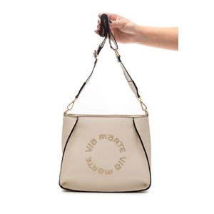 Bolsa  Via Marte Shoulder Bag Feminina Pequena B2-514-01 Off-White