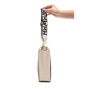 Bolsa  Via Marte Shoulder Bag Feminina Pequena B2-514-01 Off-White