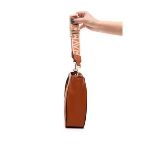 Bolsa  Via Marte Shoulder Bag Feminina Pequena B2-514-01 Caramelo