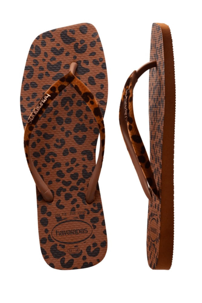 Chinelo-Havaianas-Sl-Squar-Velvet-Marrom-