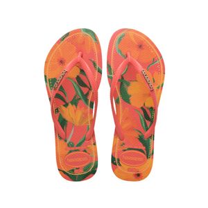Chinelo Havaianas Slim Tropical Feminino 9260 Salmao