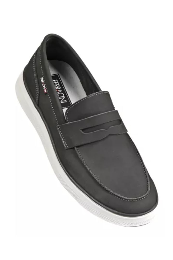 Sapato-Ferracini-Mocassim-Masculino-Chumbo