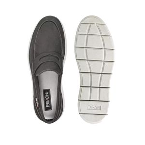 Sapato Ferracini Mocassim Masculino Chumbo