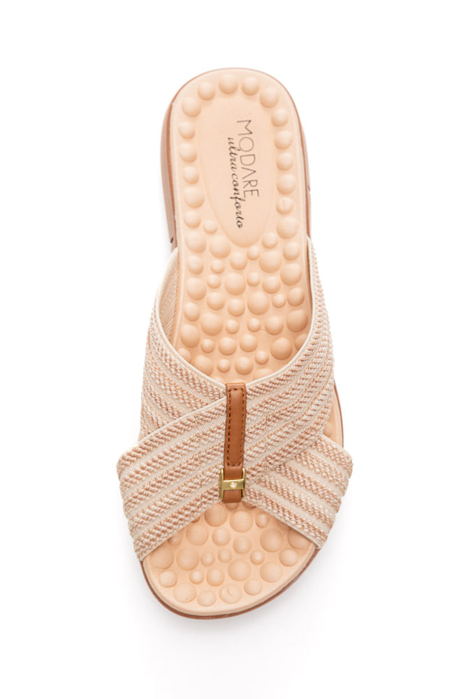 Chinelo-Modare-Ultra-Conforto-Feminino-Reflex-Sense-Elastico-7142.101-Bege