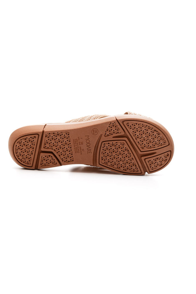 Chinelo-Modare-Ultra-Conforto-Feminino-Reflex-Sense-Elastico-7142.101-Bege