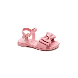 Sandália Klin Infantil Feminina Laço Duplo Suami Mini 177078 Rosa