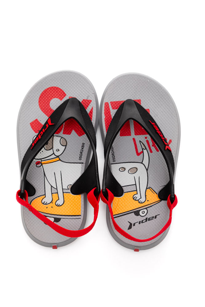 Chinelo-De-Dedo-De-Bebe-Rider-Cinza
