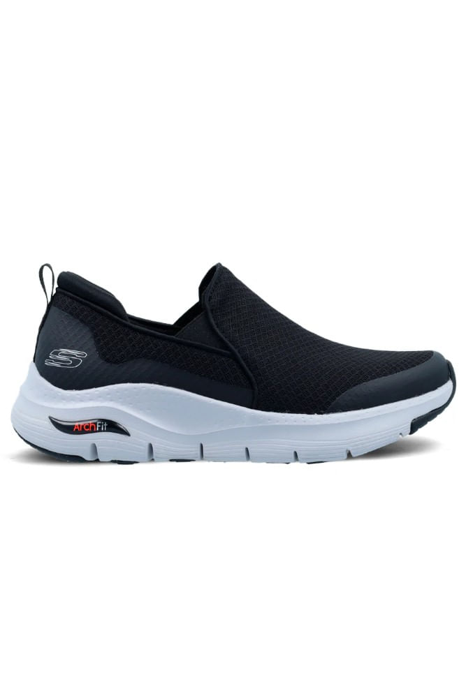 Tenis-Skechers-Arch-Fit-Masculino-232043br-Bkw-Preto