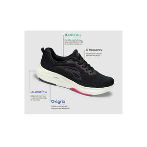 Tenis Kolosh Caminhada Feminino E0202-03 Cinza