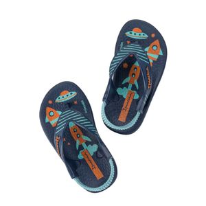 Chinelo De Dedo Infantil Menino Azul