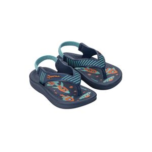 Chinelo De Dedo Infantil Menino Azul