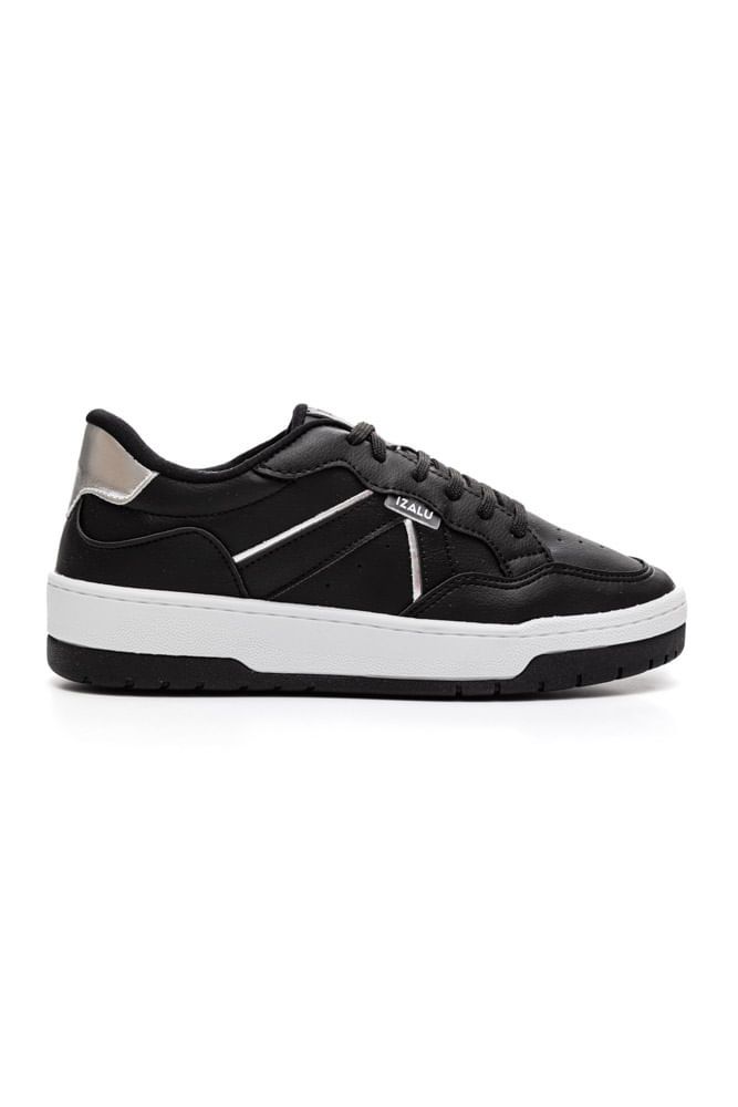 Tênis Izalu Casual Feminino 26061iz Preto