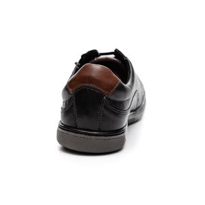 Sapatênis Zapattero Casual Masculino Couro 0404 Preto